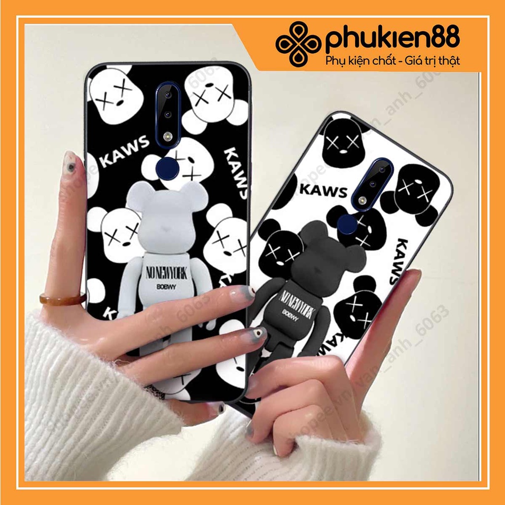 Ốp lưng điện thoại Nokia X5 / X6 kaws, bobwy, phi hành gia phong cách rẻ bền đẹp