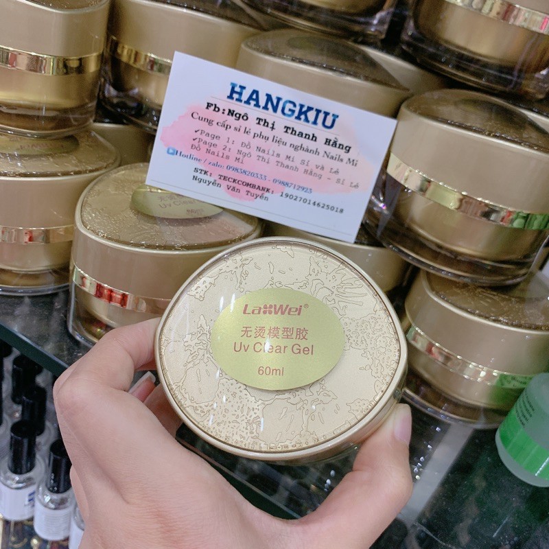 [HANGKIU] GEL ĐẮP LAWEI HŨ 60g LOẠI CHUẨN.