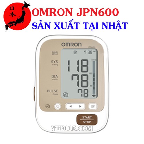 Máy đo huyết áp bắp tay Omron JPN600 Made in JAPAN
