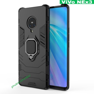 Ốp IRON MAN IRING Vivo Nex 3 cao cấp siêu bền nhẫn hút ô tô