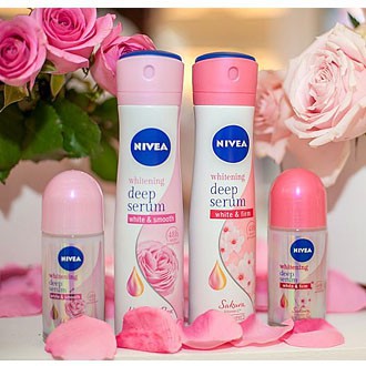 Lăn Khử mui Nivea dưỡng trắng cho Nữ 40 ml ( các Hương khác nhau )