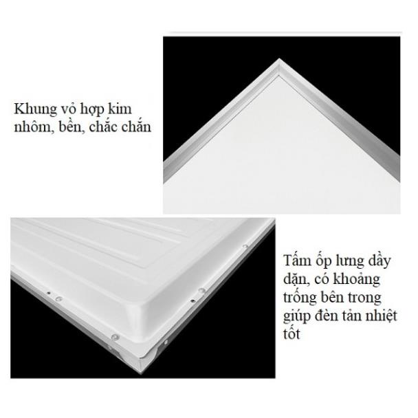 Combo 10 Đèn Panel 30x60cm 36w ánh sáng trắng