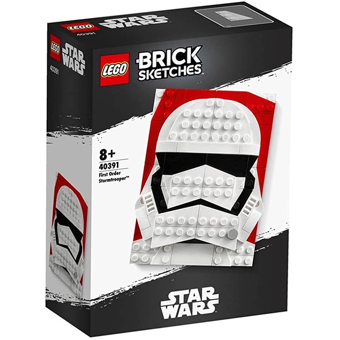 Lego 40391 First Order Stormtrooper – Bản phác thảo Gạch Stormtrooper ( Hàng có sẵn )