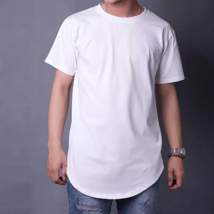 áo layer tà bầu unisex - longtee basic đen / trắng - áo thun over thời trang nam nữ teen tee