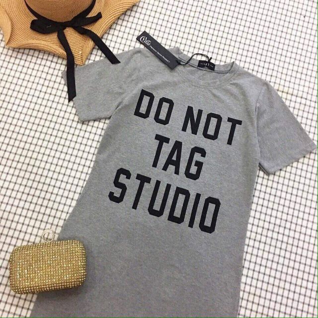 Đầm Suông in Chữ Dài 1m1