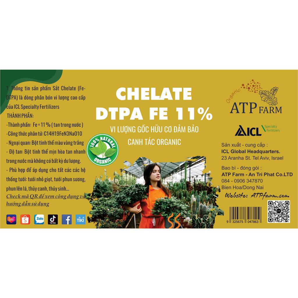 ATP Farm - CHÍNH HÃNG : Vi lượng Sắt Chelate Fe 11 - DTPA nhập khẩu Châu Âu