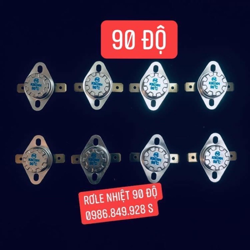 Rơle nhiệt 85, 90, 95, 100, 110, 120, 150, 180 độ