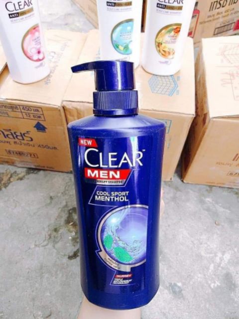 Dầu gội đầu Clear Thái Lan, Dầu gội clear men, bạc hà, anh đào, thảo dược. | BigBuy360 - bigbuy360.vn