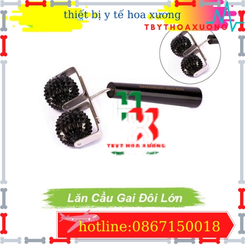 [Hàng Chính Hãng Diện Chẩn Bùi Quốc Châu] Cây Lăn Cầu Gai Đôi Lớn Mát Xa - Dụng Cụ Diện Chẩn