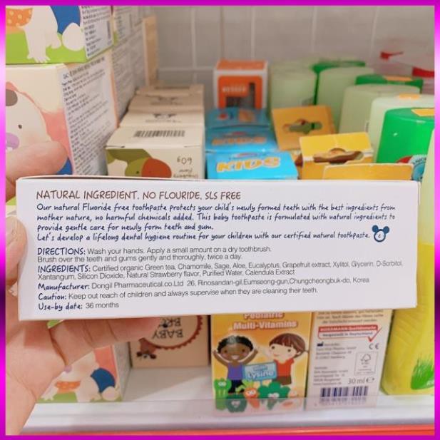 Kem Đánh Răng Baby Pro Nuốt Được Từ 6 Tháng An Toàn Cho Bé.
