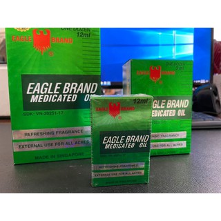 Dầu Gió Xanh Singapore Con Ó Eagle Brand