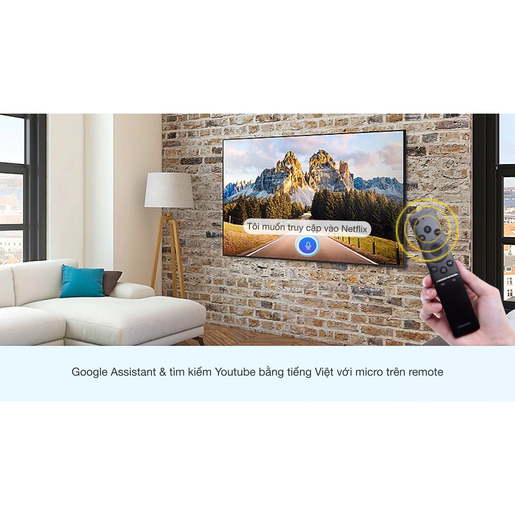 Smart Tivi Samsung 4K 55 inch UA55AU7700 2021-ĐIỆNMÁYTỒNKHO