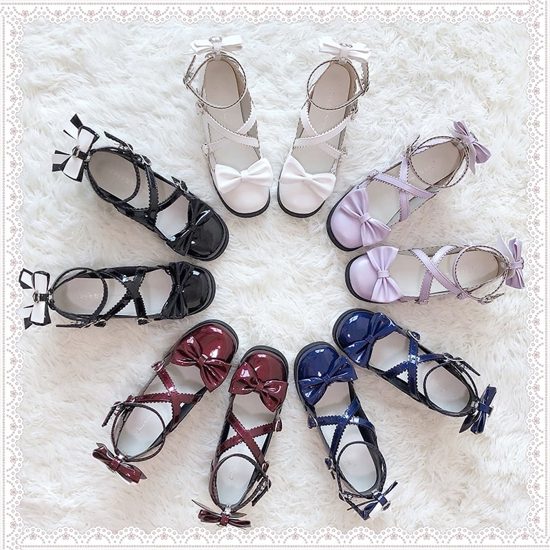 Giày lolita, jk brand Blueberry size 38-39 màu nâu