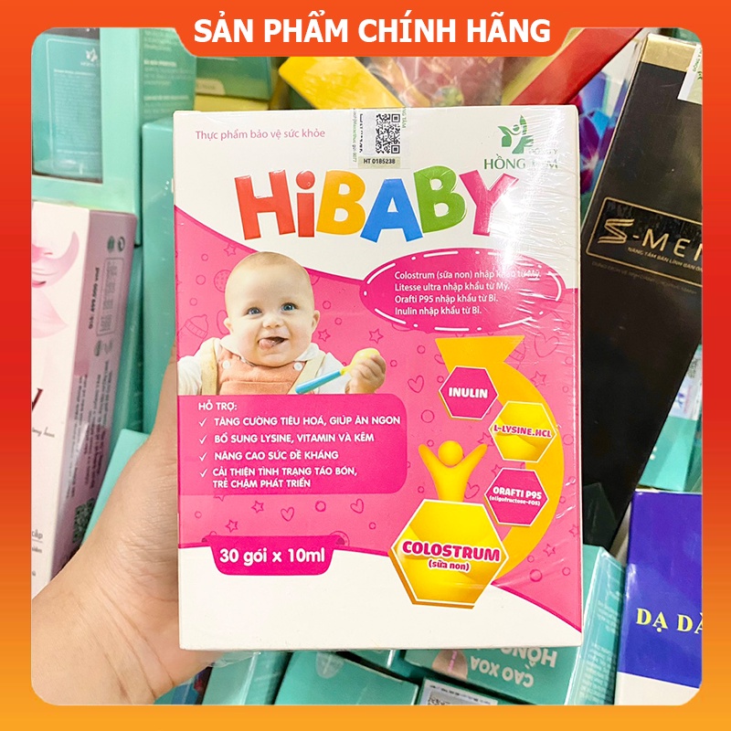 [Chính hãng] Siro Hibaby giúp trẻ ăn ngon cải thiện hệ tiêu hóa Hồng Tâm - Đông Y Hồng Tâm