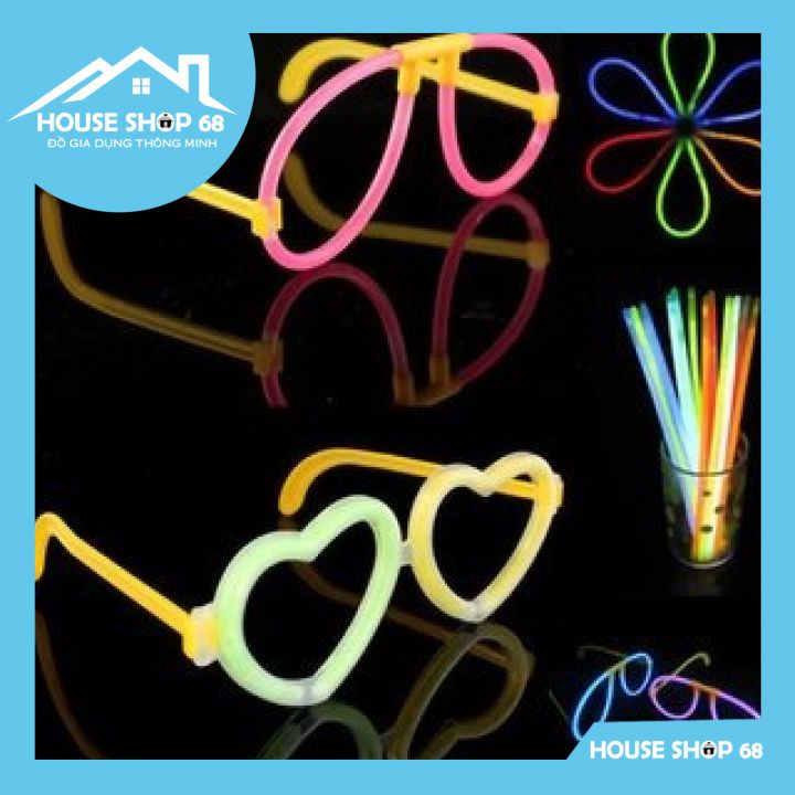 Que Dạ Quang Phát Sáng-Light Stick Vòng Tay Tuổi Thơ-Vòng Huỳnh Quang Cổ Vũ Nhiều Màu Sắc-To Nhỏ Đủ Size