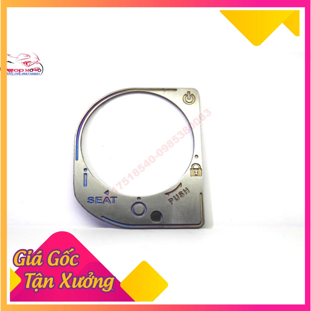 Ốp ổ khóa smartkey titan (Ảnh Sp thật)