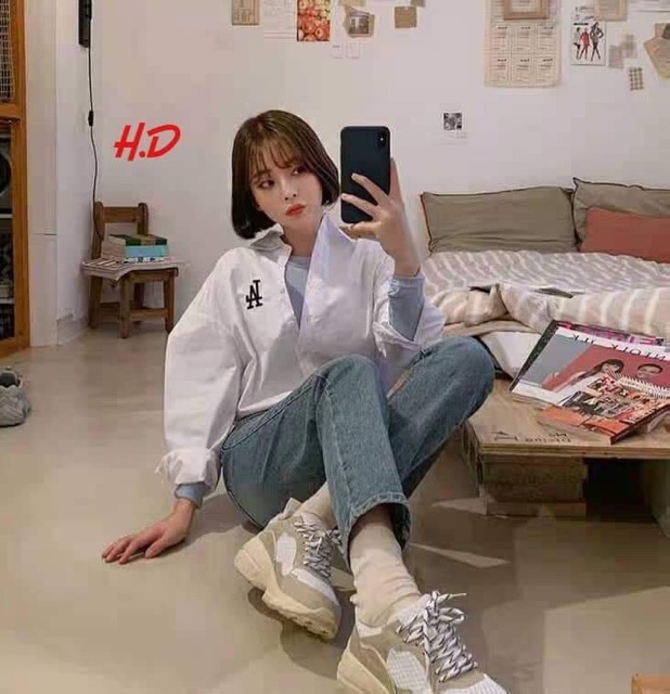 Áo sơ mi LA chữ ngực HDA0819
