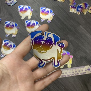 TEM TITAN LOGO HÌNH CHÓ PULL