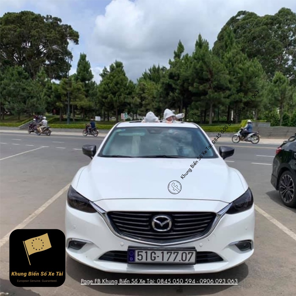 Khung biển số xe ô tô Wurth phiên bản cờ Châu Âu