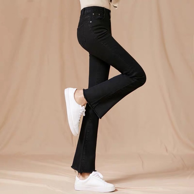 [40kg~90kg] Quần jean dài BIG SIZE ống loe hot trend dành cho người béo