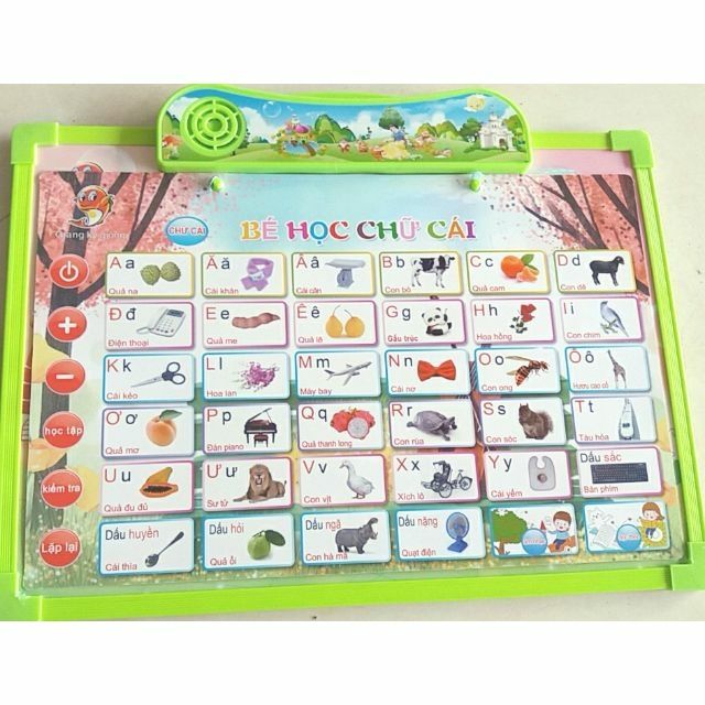 Bảng chữ cái điện tử cho bé