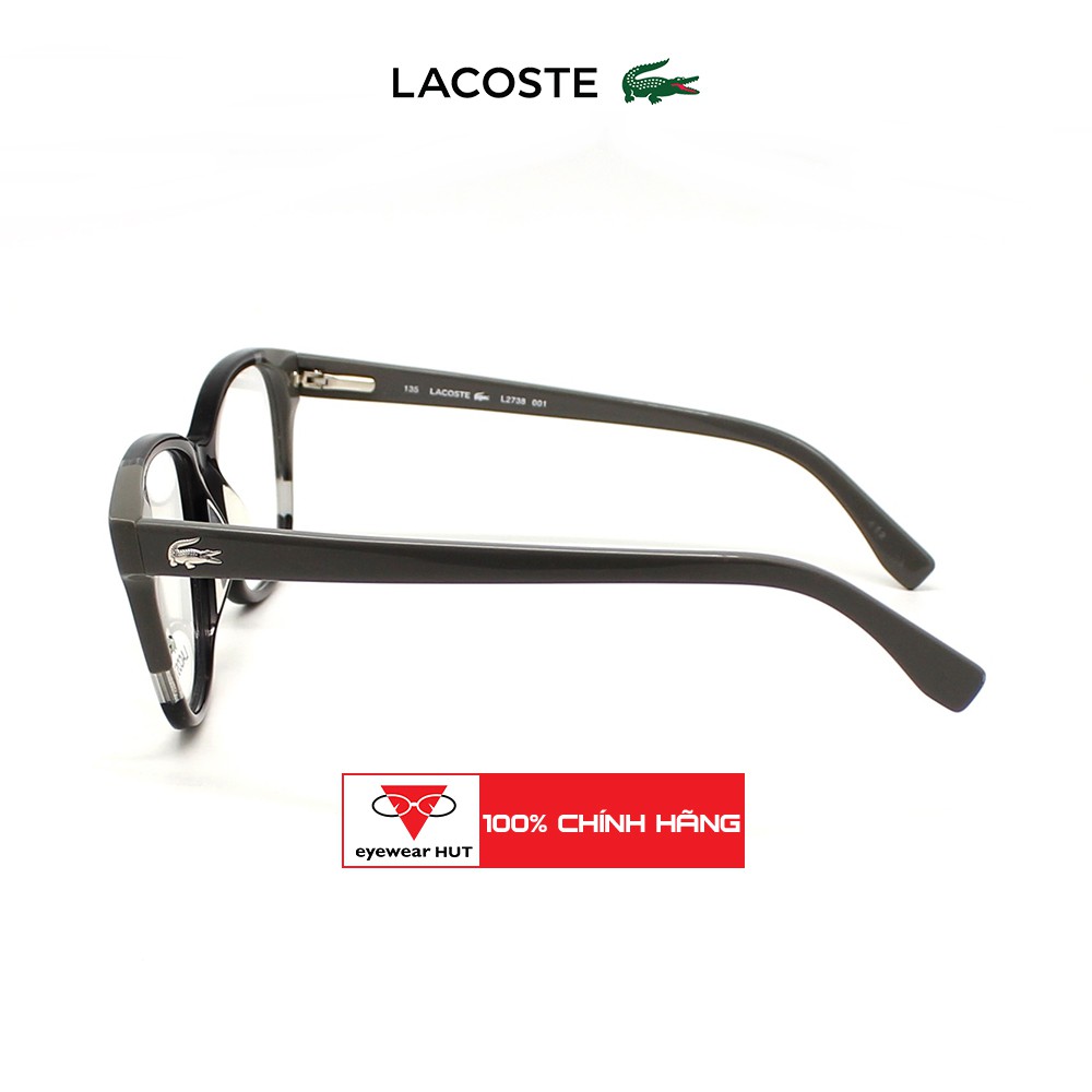 [Mã FARSBRT52 giảm 20% đơn từ 249K] Gọng Kính Vuông Nữ Nhựa Siêu Nhẹ Thời Trang Chính Hãng LACOSTE - L2738