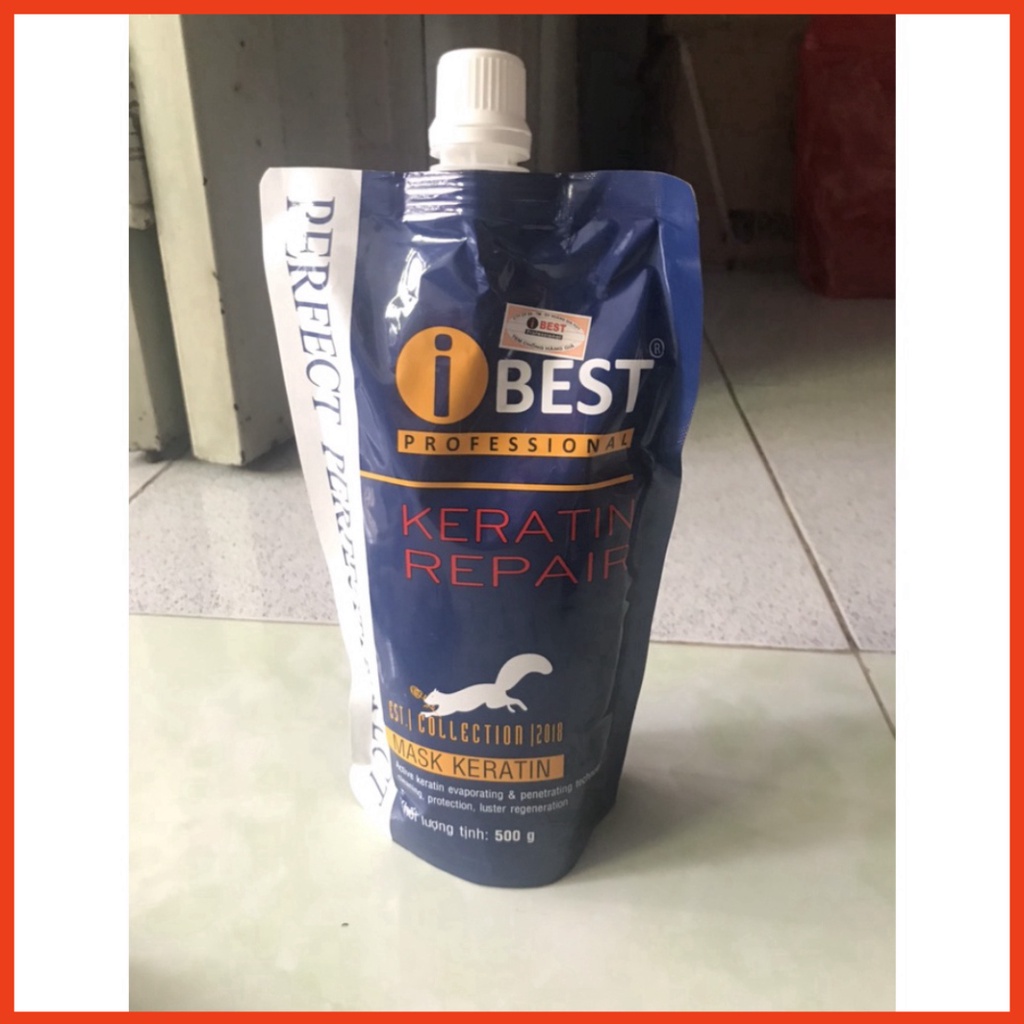 Hấp dầu iBEST Keratin Repair ( túi 500ml )