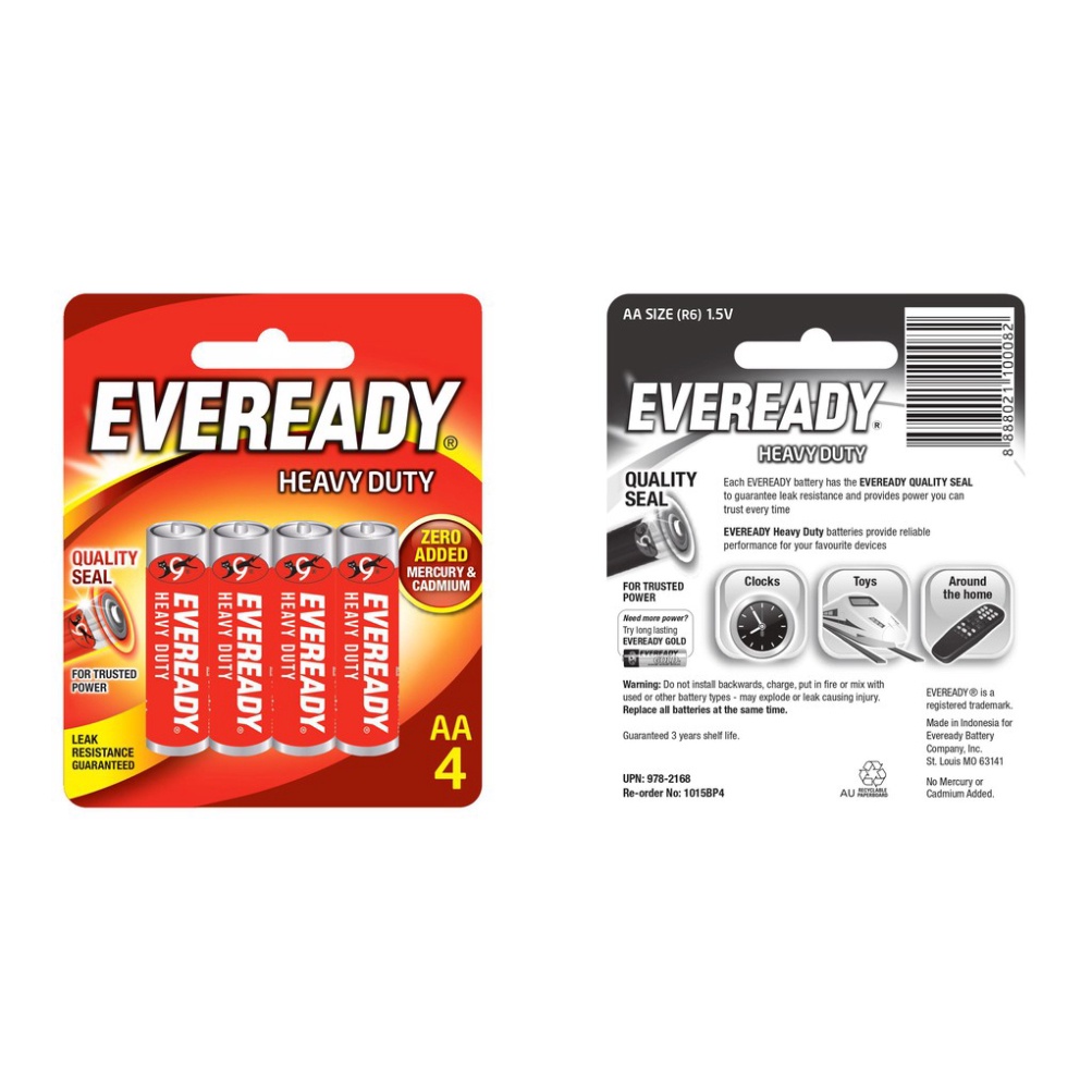 Pin Eveready AA 1015 BP4