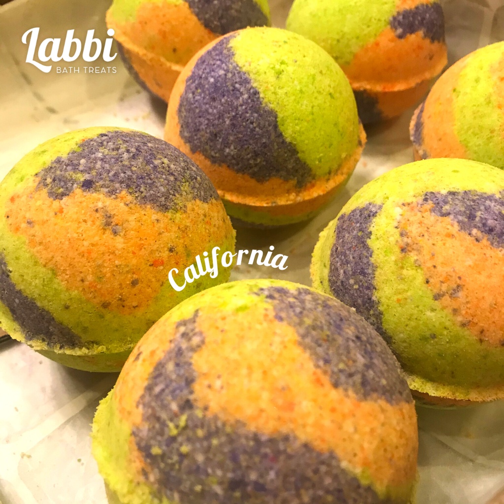 CALIFORNIA [Labbi] Bath bomb / Viên sủi bồn tắm / Bom tắm