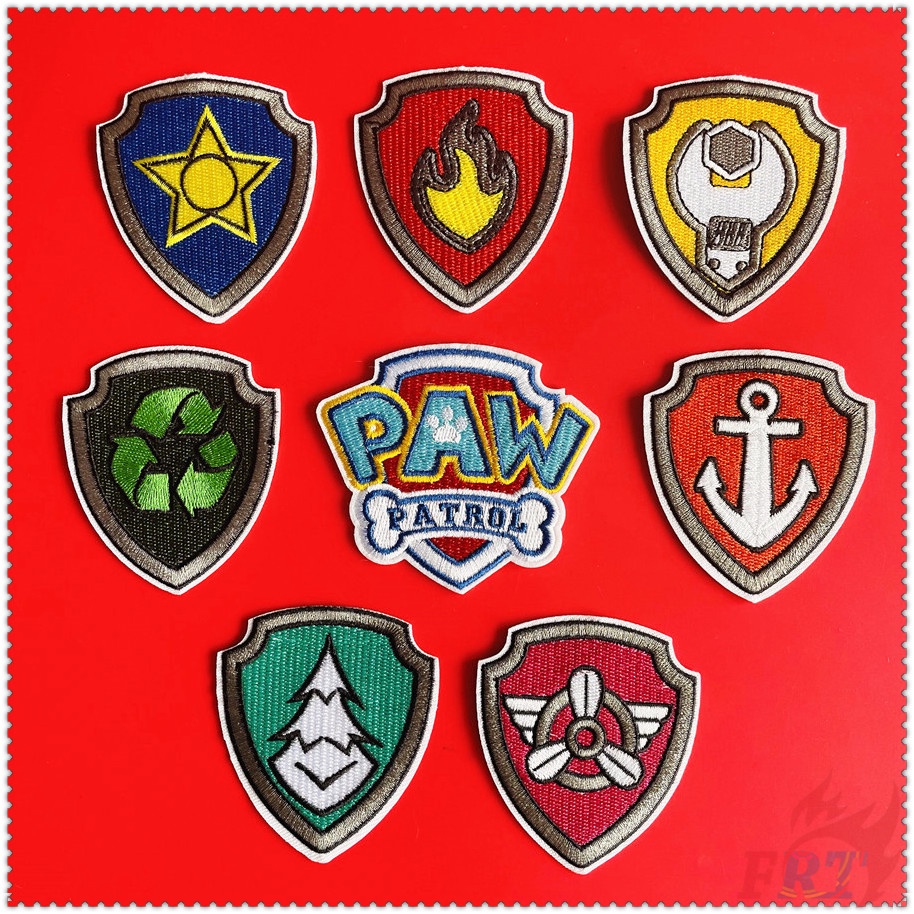 1 miếng dán ủi thêu hình hoạt hình Paw Patrol