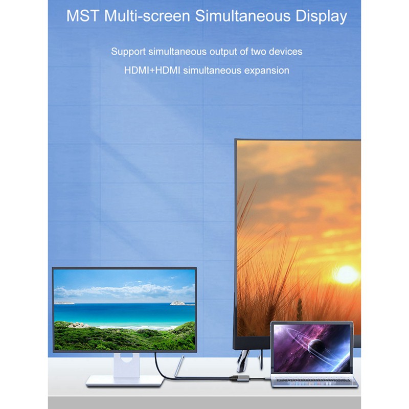 Bộ Chuyển Đổi Hdmi-Compatible 4k Usb 3.0 Pd 87w Cho Macbook Surface Samsung | BigBuy360 - bigbuy360.vn