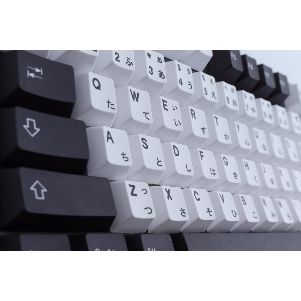 129 Key PBT GMK Màu đen và trắng Keycaps Cherry Profile DYE SUB Nhật Bản Keycap dành cho Cherry MX Switch Bàn phím cơ / Bàn phím cơ chơi game