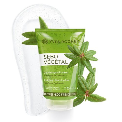 [New 2021] Yves Rocher Pure Menthe Gel Rửa Mặt Cho Da Hỗn Hợp, Dầu- Sebo Vegetal