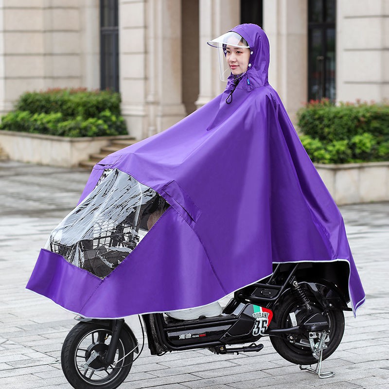 【Sẵn sàng giao hàng】 áo mưa áo mưa bộÁo mưa Xe đạp điện Một đôi máy Nam nữ Người lớn Đi dày dặn Poncho chống t