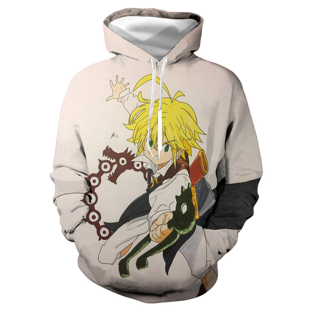 Áo Khoác Hoodie Tay Dài Hóa Trang Nhân Vật Meliodas Liones Phim The Seven Deadly Sins | BigBuy360 - bigbuy360.vn