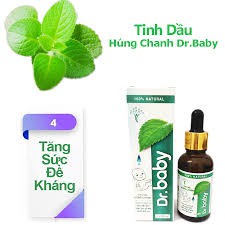 Tinh Dầu Húng Chanh Dr Baby 30ml