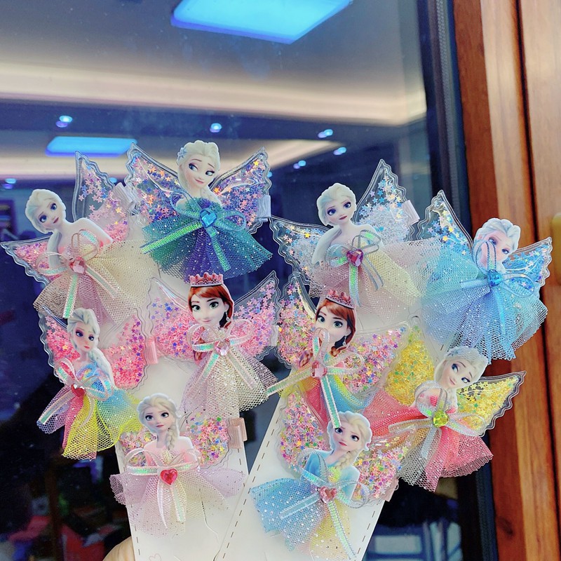 Kẹp tóc công chúa elsa cho bé yêu