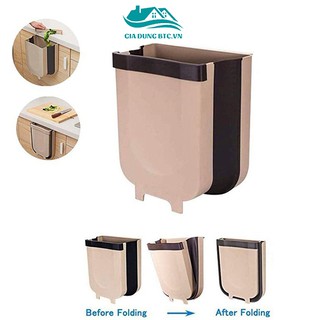 Thùng rác gấp gọn thông minh treo tường nhà bếp, bồn rửa bát l Thùng rác gấp gọn nhà bếp mẫu lớn, treo cạnh tủ bếp