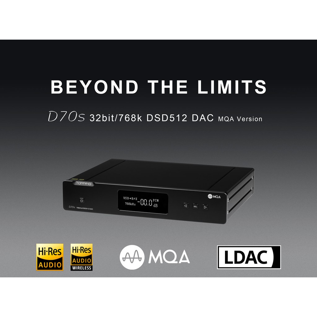 Bộ giải mã DAC Topping D70s MQA