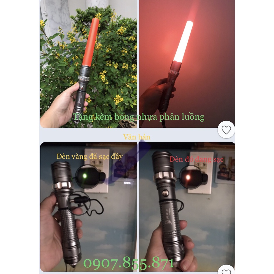 😍 Đèn pin LED cầm tay LY S037  - Tặng kèm hộp đựng cao cấp+ bóng đèn nhựa phân luồng | BigBuy360 - bigbuy360.vn
