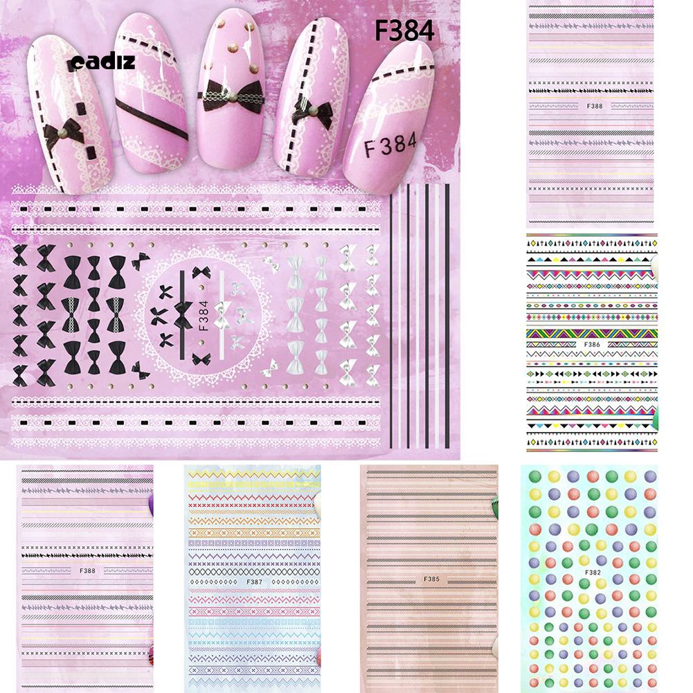 Tờ Miếng Dán Trang Trí Móng Nghệ Thuật Họa Tiết Hoa Và Chữ Xinh Xắn