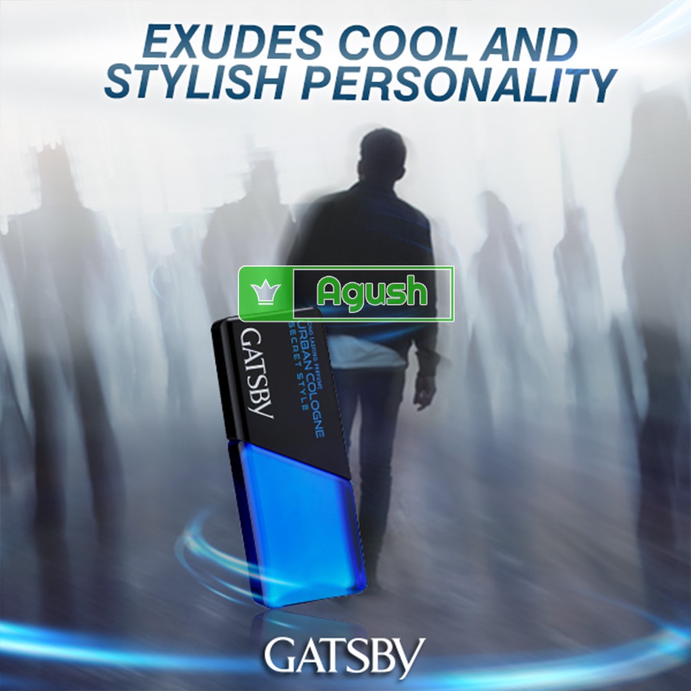 Nước hoa nam tính thơm lưu hương lâu chính hãng Gatsby Secret Style 60ml chai nhỏ gọn bỏ túi mùi ngọt dịu cho học sinh