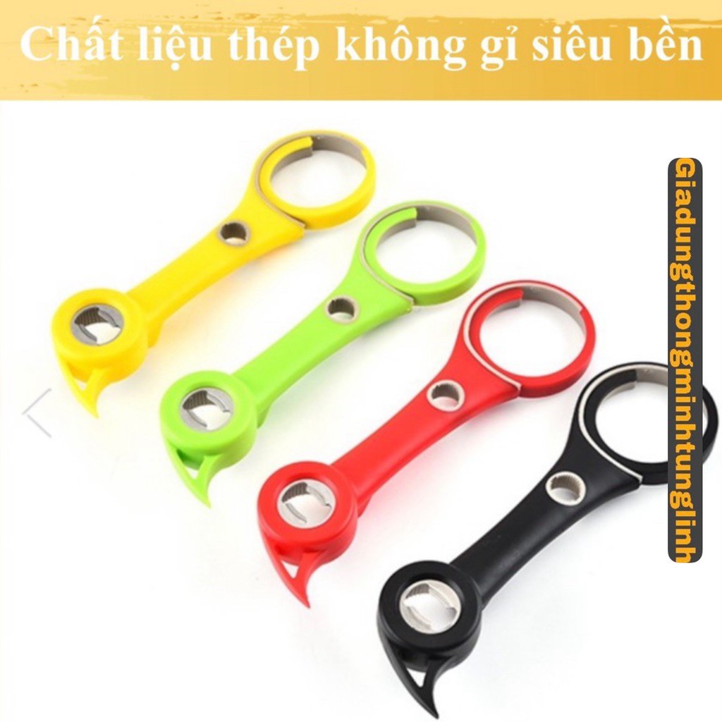 Dụng Cụ Mở Nắp Đa Năng –giúp bạn mở tất cả mọi loại nút chại, nắp lon, nắp hộp trên đời không tốn sức