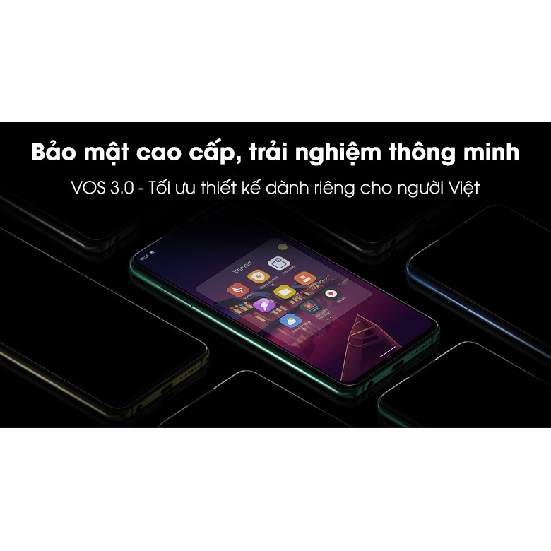 Điên thoại Vsmart aris pro ram 8g rom 128g, camera trước ẩn