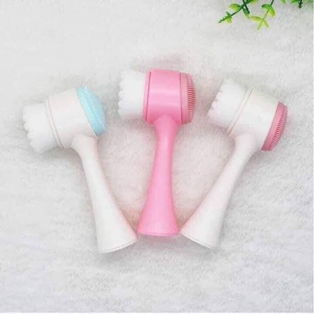 Cọ rửa mặt 2 đầu
