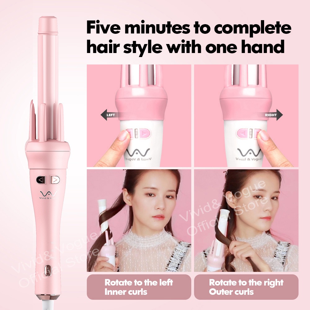 Máy uốn tóc VIVID&VOGUE 3Gen tự động chất lượng cao