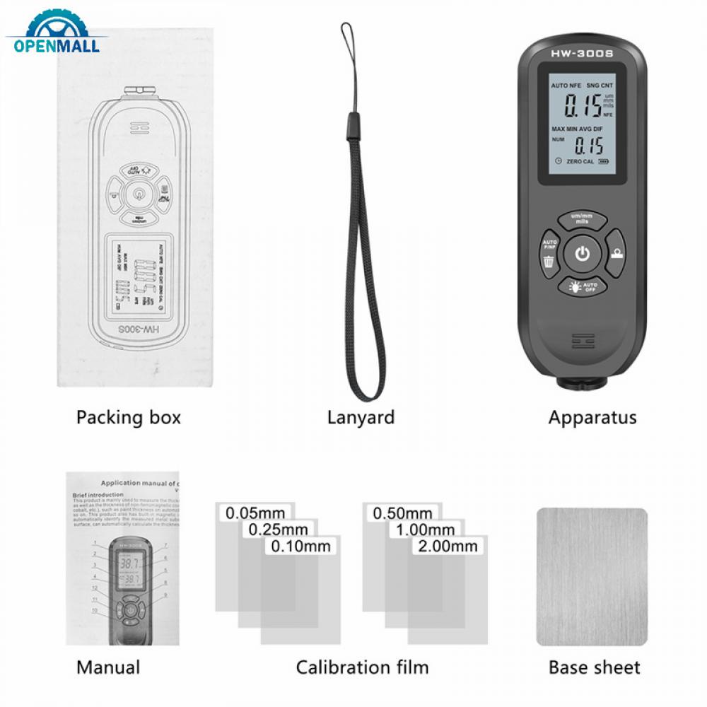 Bộ Dụng Cụ Kiểm Tra Độ Dày Sơn Xe Ô Tô HW-300S