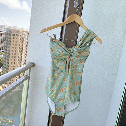 Áo tắm nữ 1 mảnh sexy bikini họa tiết hoa trong bộ sưu tập đồ đi biển 2021 SPORTY sw2337