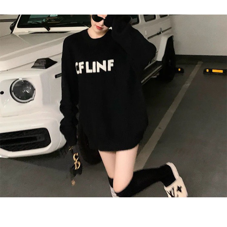 Áo Sweater CeLine Form Rộng, Nam Nữ dáng Unisex - Áo Chất Nỉ Bông Cao Cấp - Áo Hoodie Top Xu Hướng 2021 | BigBuy360 - bigbuy360.vn
