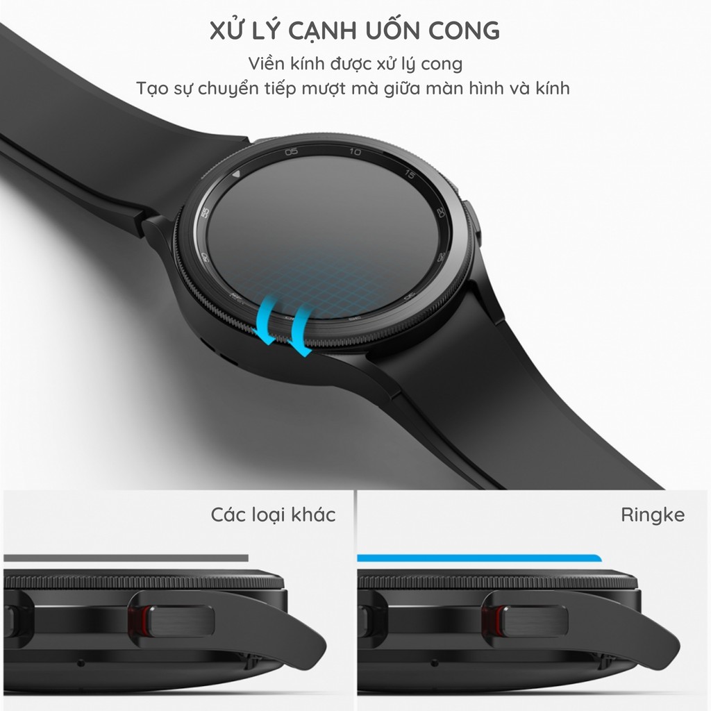 Kính cường lực ID Glass cho Galaxy Watch 4 Classic - 42mm / 46mm - Ringke